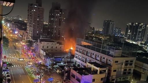 台中潭子區暗夜大火！延燒1小時撲滅