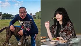 明金成、唐綺陽（圖／翻攝自明金成、唐綺陽臉書）
