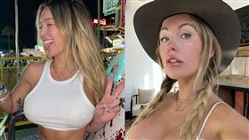 辣模凱莉在超級盃上裸奔爆紅。（圖／翻攝自Kelly Kay IG）