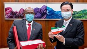 外交部長吳釗燮歡迎及款宴索馬利蘭共和國外交暨國際合作部長瑞格薩訪問團（圖／外交部提供）