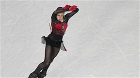 俄羅斯15歲花滑小將瓦莉娃（Kamila Valieva）（圖／美聯社／達志影像）