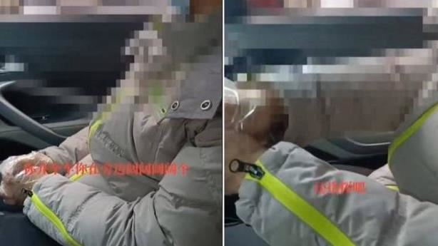 開車丈夫一路指揮　妻怒膠帶封口綁手