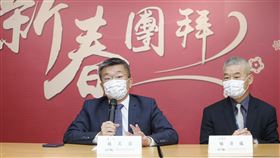 ▲中華職棒會長蔡其昌出席新春團拜。（圖／中華職棒提供）