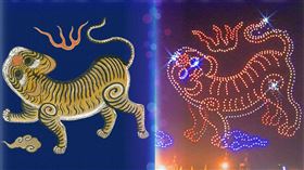 文化部在臉書介紹台灣國寶文物的「藍地黃虎旗」前世今生。（圖／翻攝自文化部臉書）