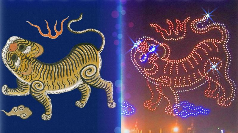 藍地黃虎旗閃耀高雄燈會　曝前世今生