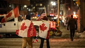 加拿大，卡車，示威，自由車隊。（圖／翻攝自pixabay）