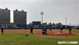 ▲富邦悍將2022年一軍春訓在嘉義市球場。（圖／記者蕭保祥攝影）