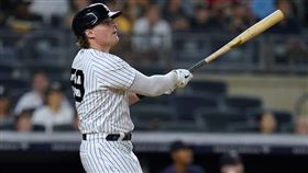 ▲洋基一壘手沃特（Luke Voit）喊話，讓我回一壘，不然交易我。（圖／美聯社／達志影像）