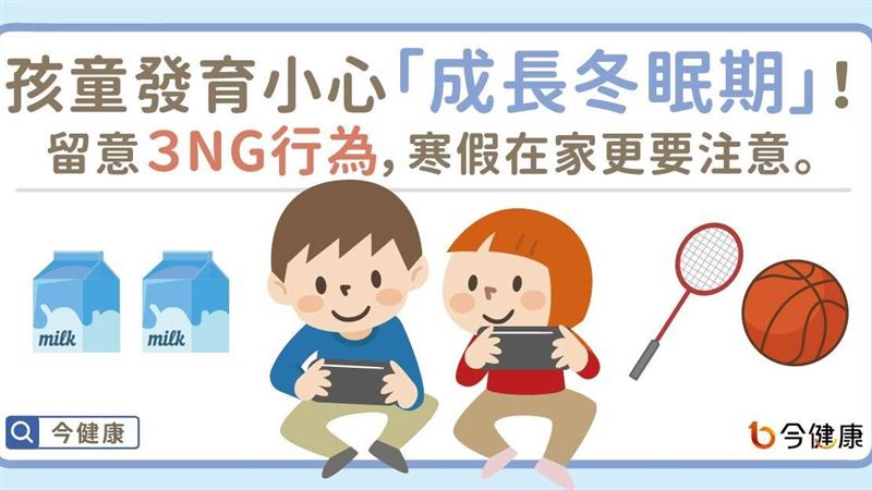 當心孩童寒假在家　更要注意3大NG