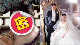 黃曉明，蔣欣。(圖／微博)