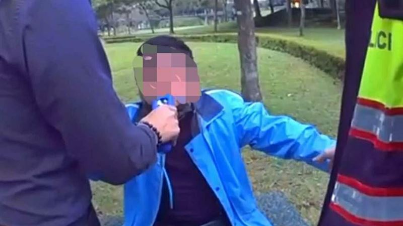 桃園醉男被測酒駕大喊：用生命在酒測