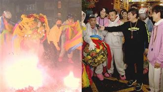 胡瓜近看基隆炮獅　驚爆遭炸傷勢曝光