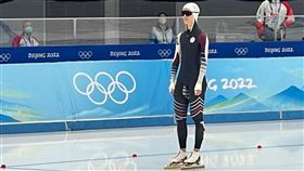 北京冬奧開幕 黃郁婷1500M競速滑冰打頭陣2022北京冬季奧運開幕，台灣代表團首場賽程將於7日登場，由女子競速滑冰選手黃郁婷在1500公尺出賽。黃郁婷6日抓緊時間練習。（中華奧會提供）中央社記者吳協昌傳真  111年2月6日