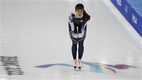 滑冰好手黃郁婷。（圖／美聯社／達志影像）