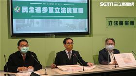 民進黨團14日上午舉行輿情回應記者會。（圖／記者盧素梅攝影)