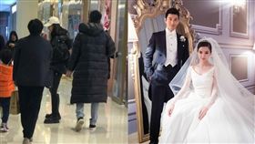 黃曉明與Angelababy。(圖／微博)