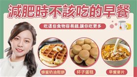 營養師朱瑞君點名「7款地雷早餐」。（圖／營養師朱瑞君授權提供）