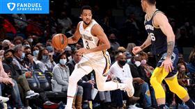 ▲麥考倫（CJ McCollum）本季第2次沒投進三分球。（圖／翻攝自鵜鶘推特）