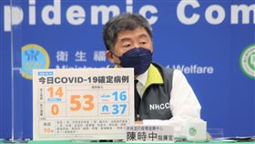 ▲20220216 CDC記者會 周志浩 陳時中（圖／指揮中心提供）