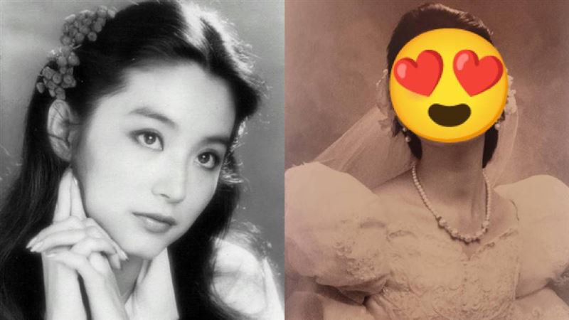 王鴻薇曝絕美婚紗照！網：政壇林青霞
