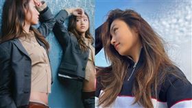 任達華帶妻女爬山幫任晴佳掌鏡拍照，逆天長腿超搶眼。（圖／翻攝自任晴佳IG）