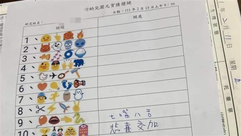 幼兒園20道燈謎　網看傻：也太難
