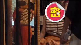 古力娜扎喊卡後急忙坐起來透氣。（圖／翻攝自《不要忘記我愛你》花絮片段）