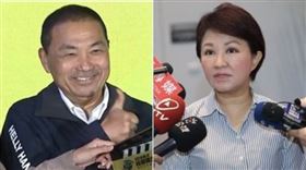 新北市長侯友宜，台中市長盧秀燕。
