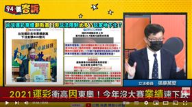 立法委員張廖萬堅在《94要客訴》表示，國家評選運彩不該只有一家，應該把餅做大