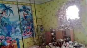 戰火燒東烏克蘭！親俄分子「砲火轟幼稚園」　現場慘況曝光▲（圖／翻攝自烏克蘭武裝部隊Збройні Сили України推特）