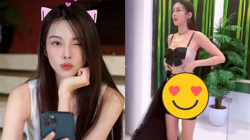 鋼琴女神只穿蕾絲吊帶襪　換衣全看光