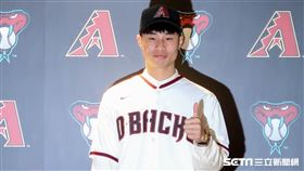 台灣左投林昱珉加盟響尾蛇。（圖／記者王怡翔攝影）