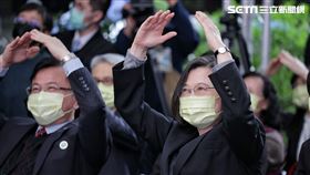 蔡英文出席「2022世界母語日:國家語言文化生活節開幕記者會」（圖／總統府提供）