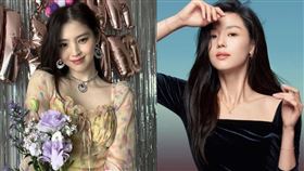 杏仁零食廣告代言人換成27歲女星韓韶禧取代。（圖／翻攝自hbaf_official IG）