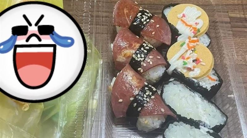 點壽司外賣⋯魚蛋卻消失　真相曝網笑