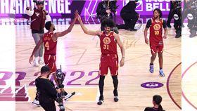 ▲騎士地主隊奪下技術挑戰賽冠軍。（圖／翻攝自NBA推特）