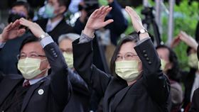 蔡英文出席「2022世界母語日:國家語言文化生活節開幕記者會」（圖／總統府提供）