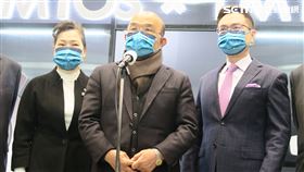 行政院長蘇貞昌21日上午出席「TIMTOS x TMTS 2022 工具機聯展 虛實整合Hybrid開幕典禮」。（圖／記者盧素梅攝影)