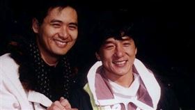 周潤發、成龍。（圖／翻攝自微博）