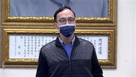 國民黨主席朱立倫出席中常會。