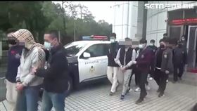 北市曾男率眾押走劉男等3人，警方循線前往新竹逮人。（圖／翻攝畫面）