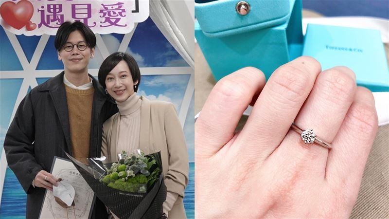 女星林涵登記結婚！鑽戒忘了幾克拉