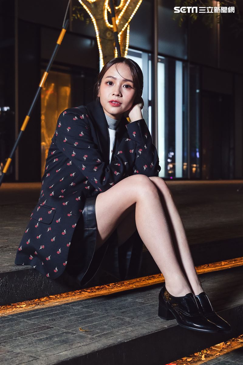 黃姵嘉三立新聞網專訪。（圖/記者楊澍攝影）