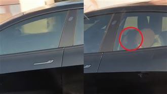 特斯拉開國道！駕駛竟「睡到歪頭」