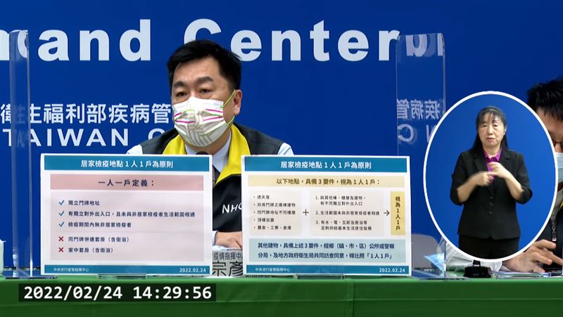 入境可回家檢疫　秒懂甚麼是1人1戶