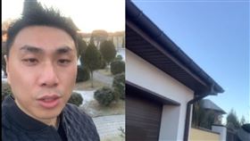 梅愛偲表示目睹導彈從家中飛過。（圖／翻攝自梅愛偲微博）