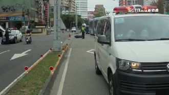 救護車欲載病患　女騎士未禮讓釀擦撞