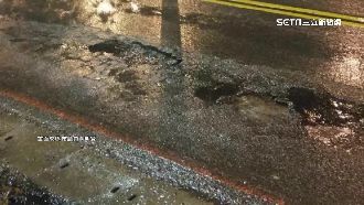 大雨後滿路坑洞　北市修補通報逾千件