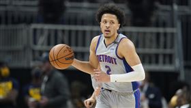 ▲康寧漢（Cade Cunningham）關鍵4罰全進，帶領活塞逆轉勝。（圖／美聯社／達志影像）