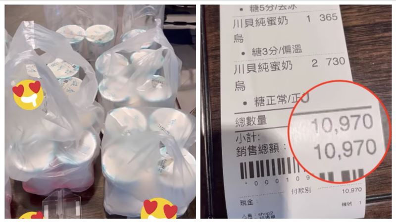 挑戰竹北最貴飲料　他豪灑萬元請同事